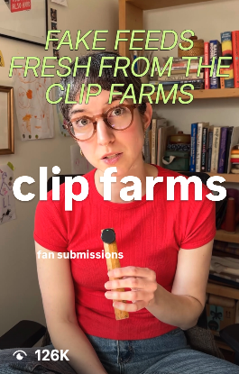 Fake feeds fresh from the clip farms