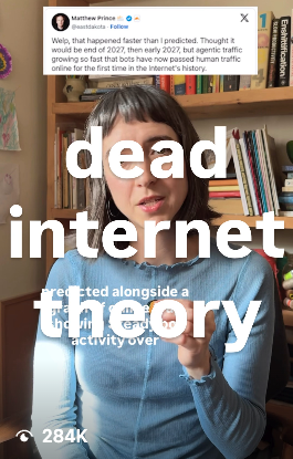 Dead internet theory